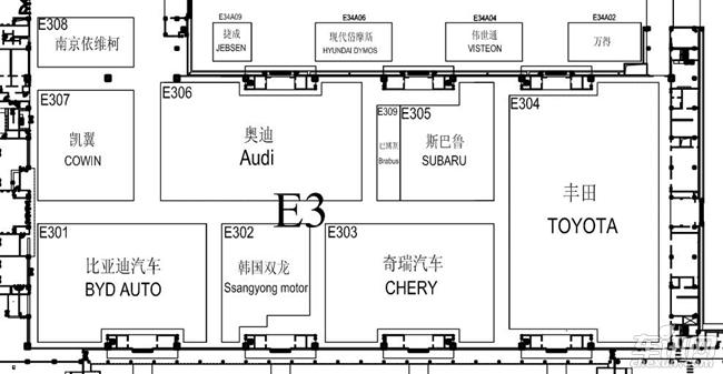 2016北京車展觀展攻略 看展位圖找重磅新車