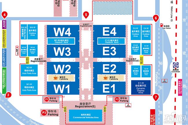 2016北京車展觀展攻略 看展位圖找重磅新車